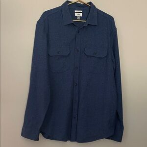 Old Navy Men's Royal Blue Casual Button-Down Shirt